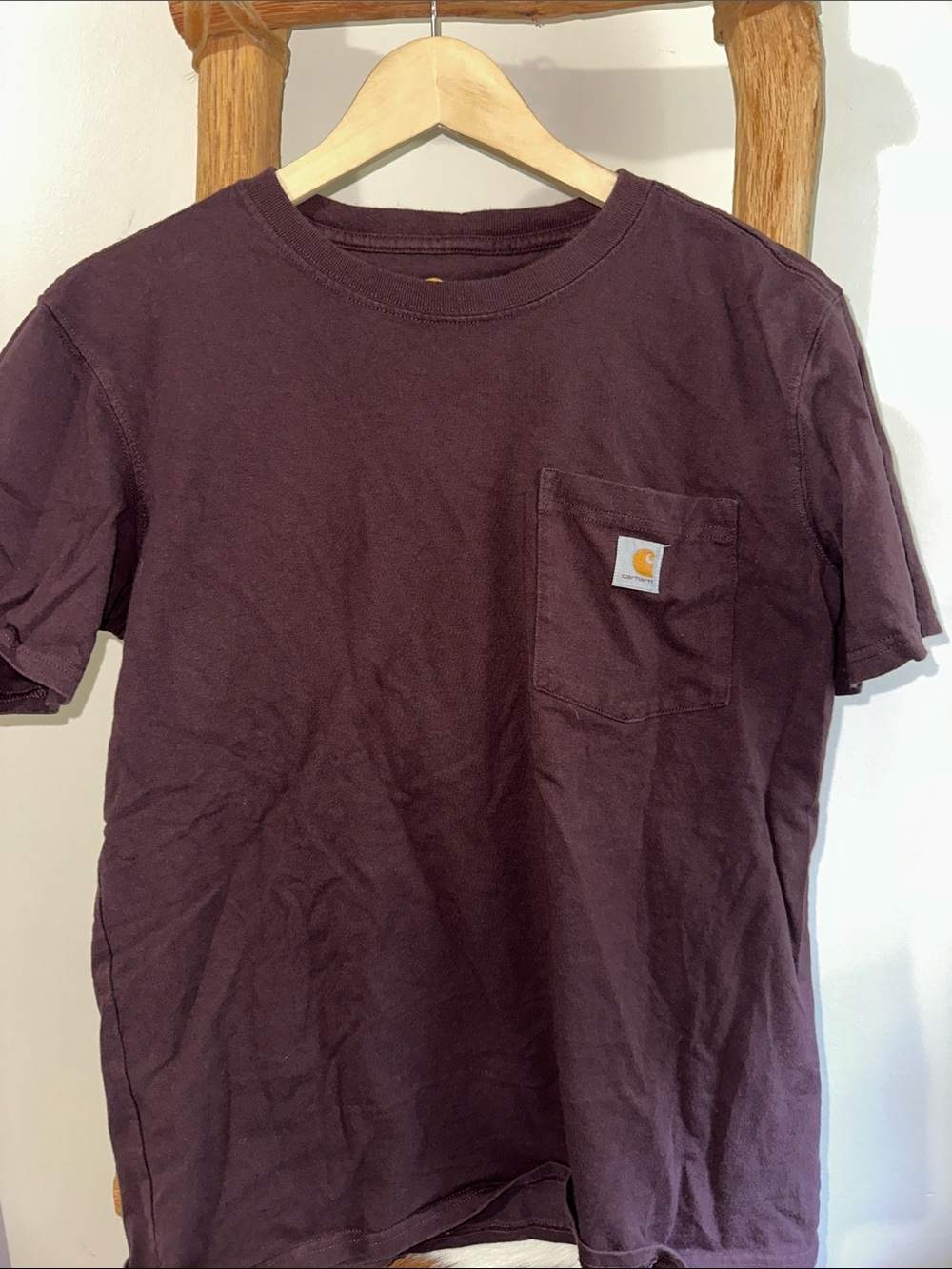 Carhartt Dark Brown Women’s Pocket T-shirt